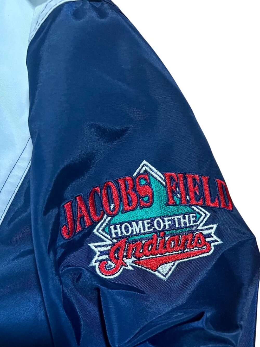 Cleveland Indians '00 Puma Vintage Y2K Jacobs Field Pullover Jacket, Men's Med - Picture 7 of 9